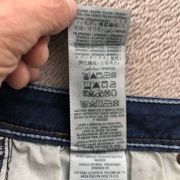 Guess Womens Jeans Sze 34 Low Rise Jeggings Skinny Leg Blue Denim Classic Casual - Picture 10 of 16